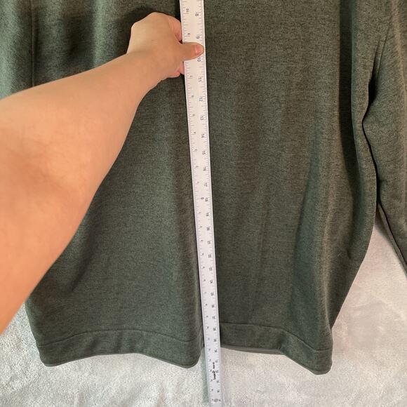 Under Armour Men's Cold Gear Loose Long Sleeve 1/4 Zip Pullover Green, Size 3XL - Picture 7 of 8